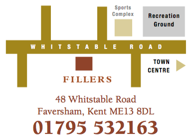 Fillers Faversham Map